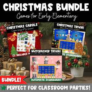 Christmas Music Games Bundle | Christmas Bingo, Holiday and Nutcracker Trivia