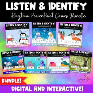 Rhythm Listening Games Bundle | Interactive Music Games